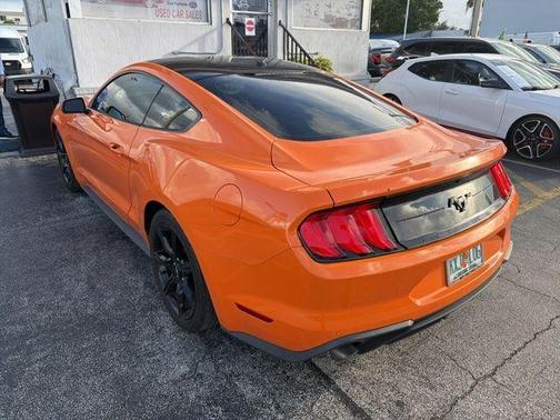 Orange 2020 Ford Mustang EcoBoost Premium