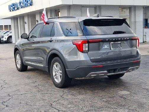 Gray Metallic 2025 Ford Explorer Active