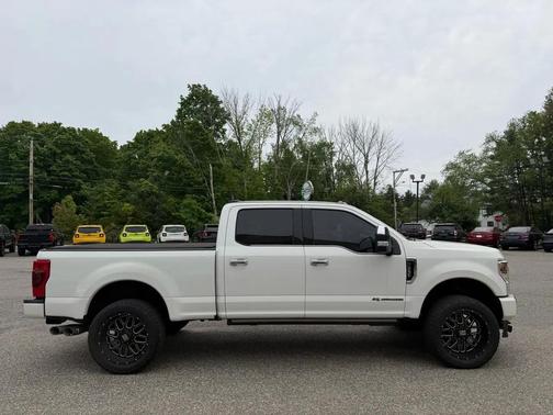 Star White Metallic Tri-Coat 2020 Ford F-250 Platinum