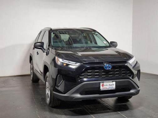 Midnight Black Metallic 2024 Toyota RAV4 Hybrid LE