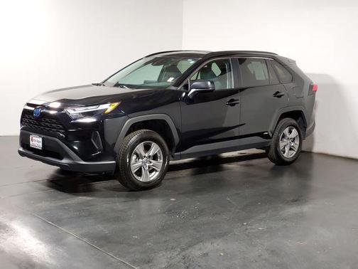 Midnight Black Metallic 2024 Toyota RAV4 Hybrid LE