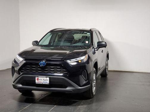 Midnight Black Metallic 2024 Toyota RAV4 Hybrid LE