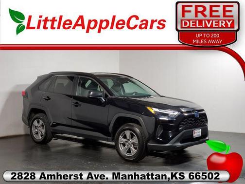 Midnight Black Metallic 2024 Toyota RAV4 Hybrid LE