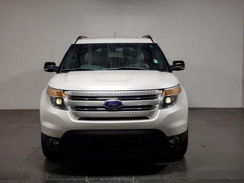 White Platinum Metallic Tri-Coat 2014 Ford Explorer XLT