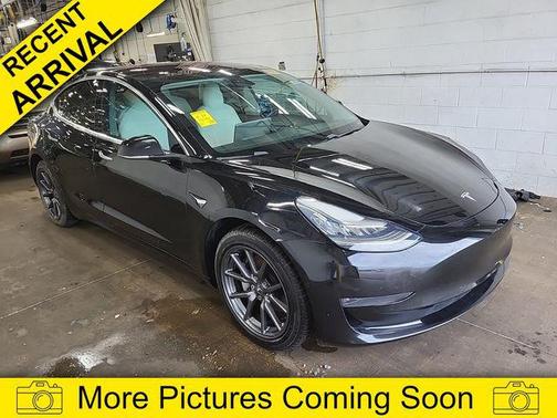 Solid Black 2018 Tesla Model 3 Mid Range