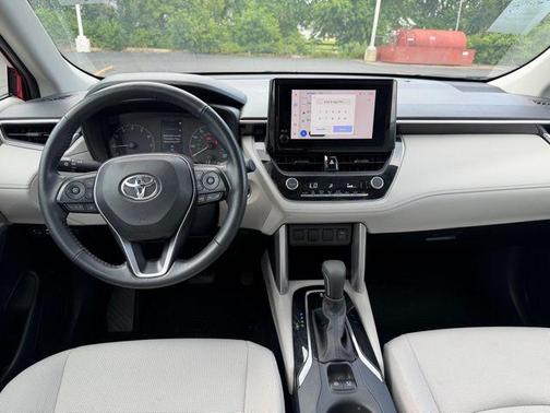 Barcelona Red Metallic 2023 Toyota Corolla Cross LE
