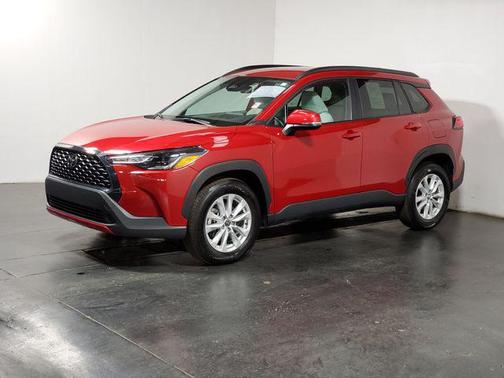 Barcelona Red Metallic 2023 Toyota Corolla Cross LE
