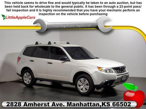 Satin White Pearl 2012 Subaru Forester 2.5X