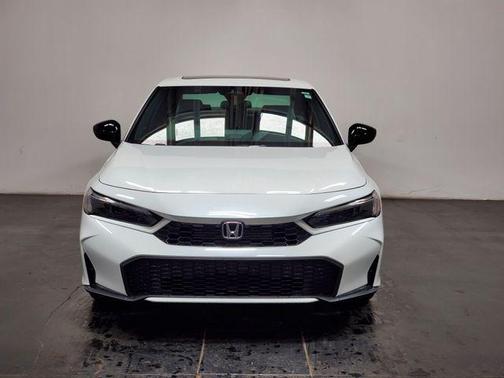 Platinum White 2026 Honda Civic Hybrid Sport