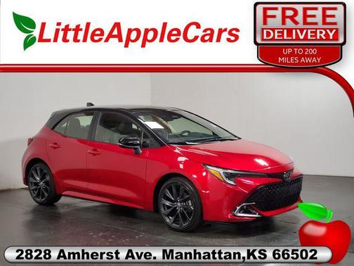 Finish Line Red/Midnight Black Metallic 2024 Toyota Corolla XSE