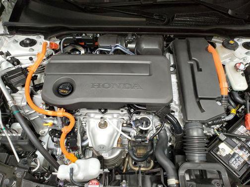 Platinum White Pearl 2026 Honda Civic Hybrid Sport
