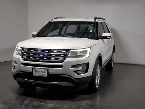 White Platinum Metallic Tri-Coat 2016 Ford Explorer Limited