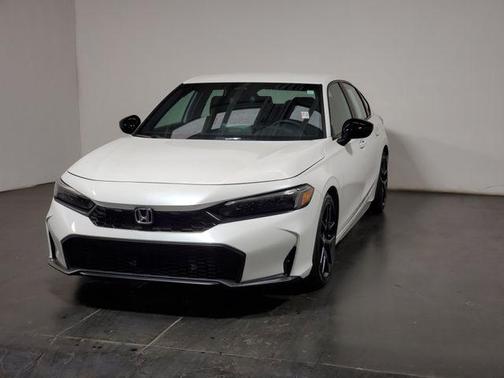 Platinum White Pearl 2025 Honda Civic Sport