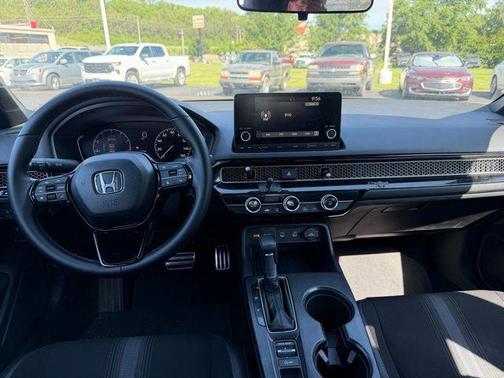 Platinum White Pearl 2025 Honda Civic Sport