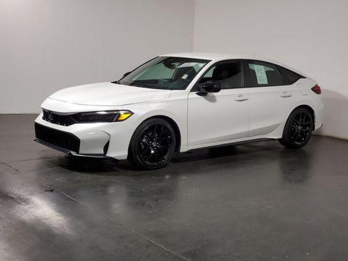 Platinum White Pearl 2025 Honda Civic Sport