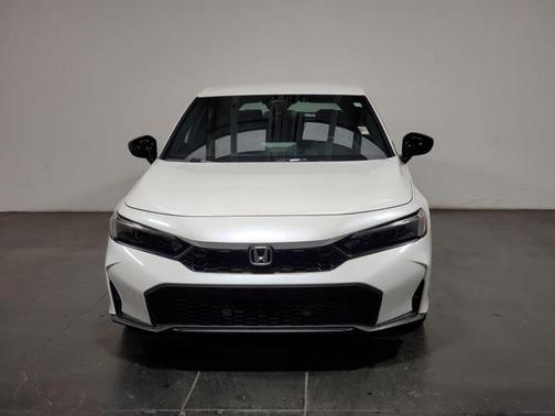 Platinum White Pearl 2025 Honda Civic Sport