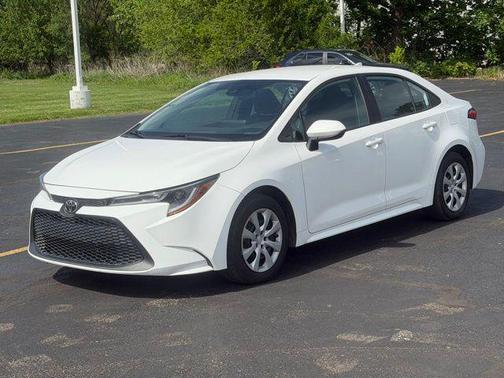White 2022 Toyota Corolla LE