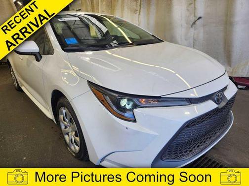White 2022 Toyota Corolla LE
