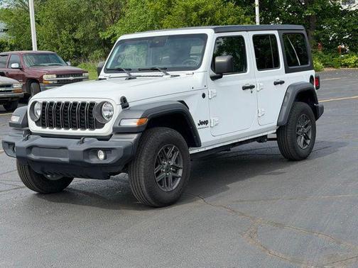 Bright White Clearcoat 2024 Jeep Wrangler Sport S