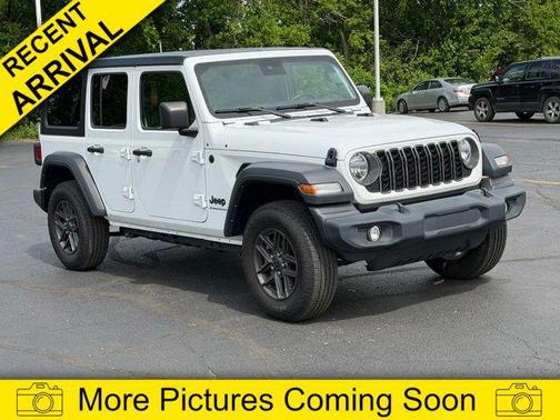 Bright White Clearcoat 2024 Jeep Wrangler Sport S
