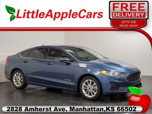 Blue Metallic 2019 Ford Fusion Hybrid SE