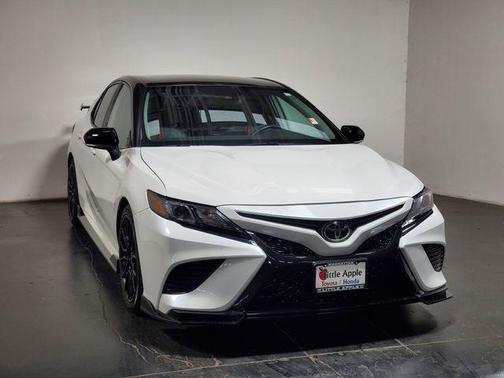 Wind Chill Pearl/Midnight Black Metallic 2023 Toyota Camry TRD