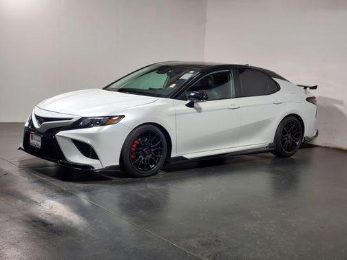 Wind Chill Pearl/Midnight Black Metallic 2023 Toyota Camry TRD
