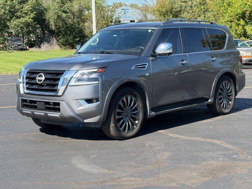 Gun Metallic 2021 Nissan Armada Platinum 4WD
