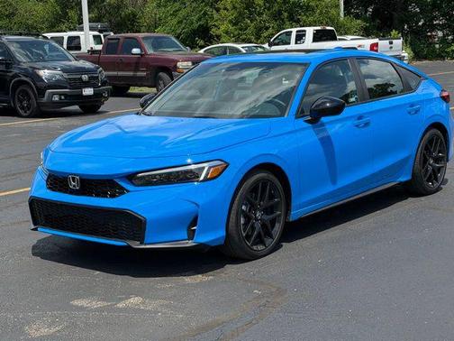 Boost Blue Pearl 2026 Honda Civic Hybrid Sport