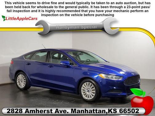 Deep Impact Blue 2016 Ford Fusion Hybrid SE