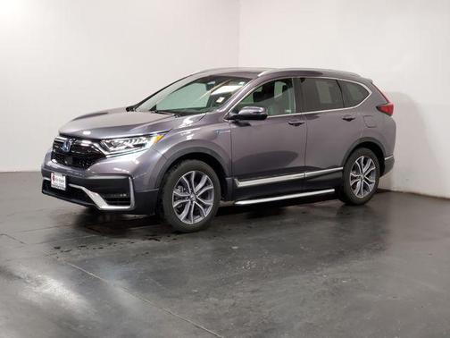 Modern Steel Metallic 2021 Honda CR-V Hybrid Touring