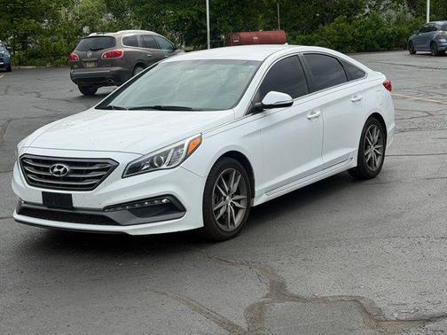 Quartz White Pearl 2017 Hyundai SONATA Sport 2.0T