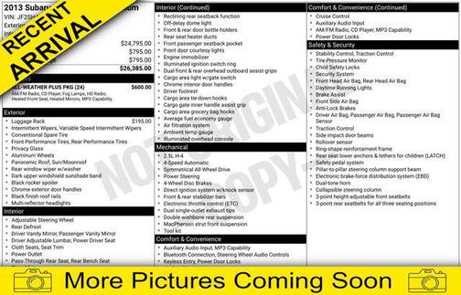 2013 Subaru Forester 2.5X Premium