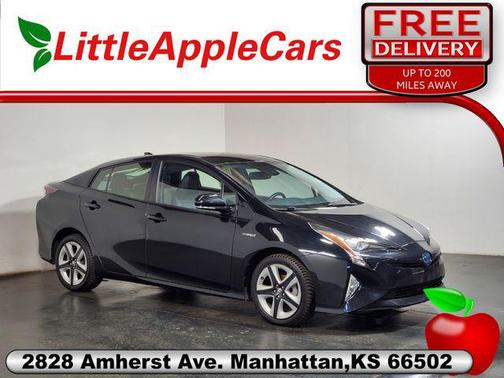 Midnight Black Metallic 2017 Toyota Prius Four Touring
