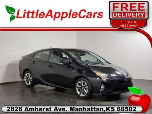 Midnight Black Metallic 2017 Toyota Prius Four Touring