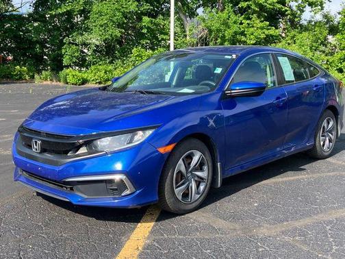 Aegean Blue Metallic 2020 Honda Civic LX