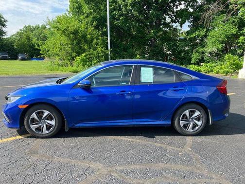 Aegean Blue Metallic 2020 Honda Civic LX