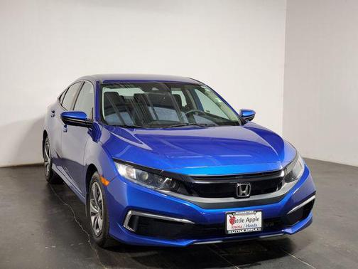 Aegean Blue Metallic 2020 Honda Civic LX