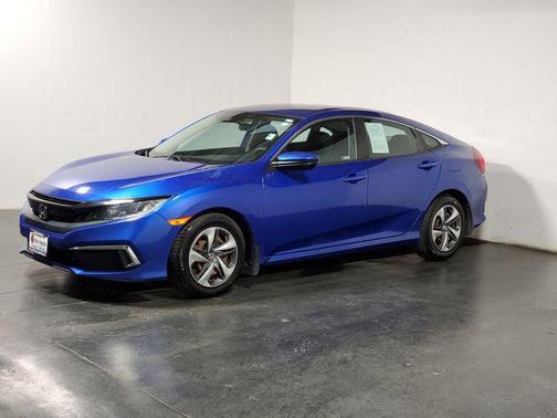 Aegean Blue Metallic 2020 Honda Civic LX