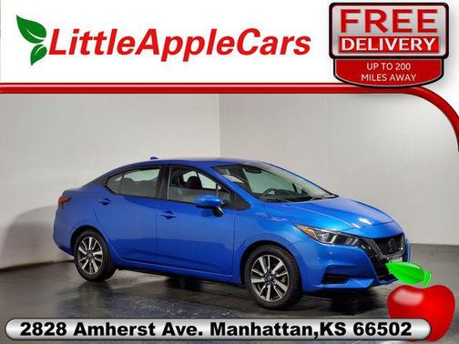 Electric Blue Metallic 2021 Nissan Versa 1.6 SV
