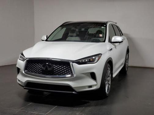 Radiant White 2023 INFINITI QX50 SENSORY AWD