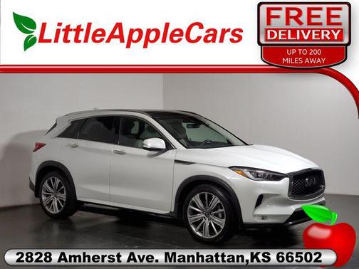 Radiant White 2023 INFINITI QX50 SENSORY AWD
