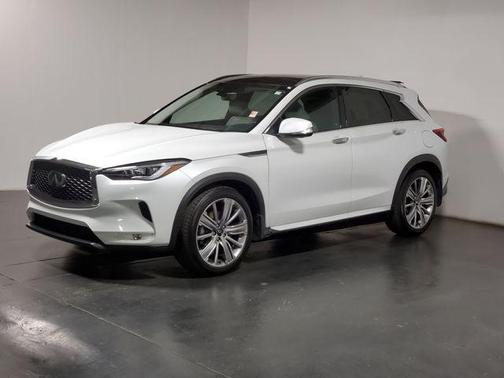 Radiant White 2023 INFINITI QX50 SENSORY AWD