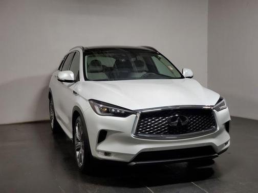 Radiant White 2023 INFINITI QX50 SENSORY AWD