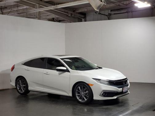 White Orchid Pearl 2019 Honda Civic EX