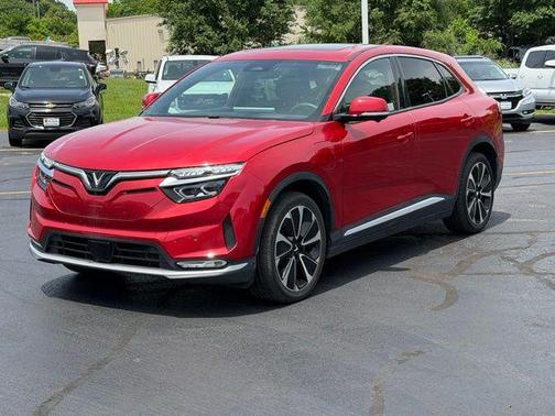 Crimson Red Metallic 2024 VinFast VF 8 Plus