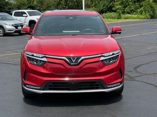 Crimson Red Metallic 2024 VinFast VF 8 Plus