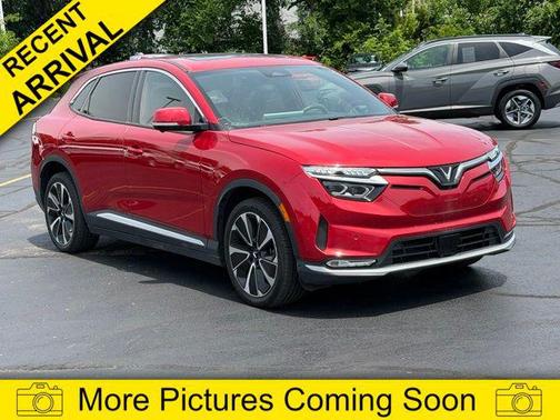 Crimson Red Metallic 2024 VinFast VF 8 Plus