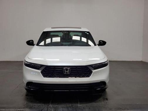 Platinum White 2026 Honda Accord Hybrid Sport-L