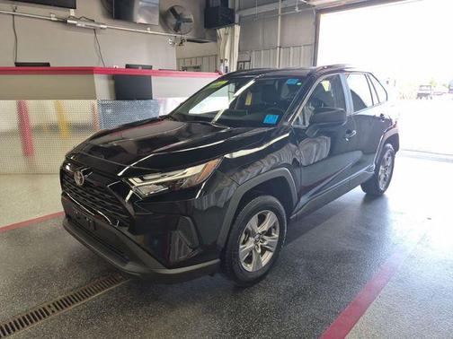 Midnight Black Metallic 2025 Toyota RAV4 Hybrid LE